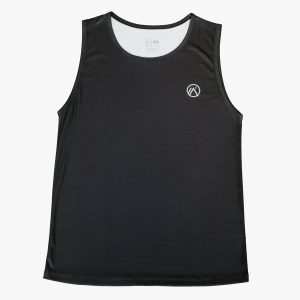 Core Run Singlet - Midnight Black